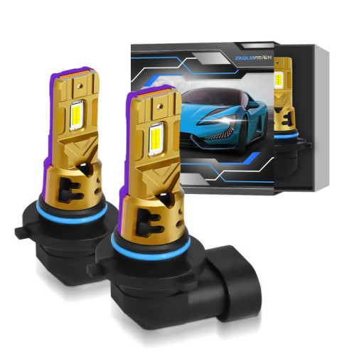 9005 1 paire d'ampoules LED pour phares de voiture 35 W 3 500 lm 6 500 K (jaune violet) SH601A389-09